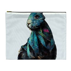 Rabbit T-shirtrabbit Watercolor Painting #rabbit T-shirt Cosmetic Bag (xl) by EnriqueJohnson