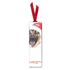 German Shepherd T- Shirt German Shepherd Merry Christmas T- Shirt Small Book Marks by ZUXUMI