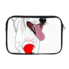 Bulldog T- Shirt Running Bulldog T- Shirt Apple Macbook Pro 17  Zipper Case by JamesGoode