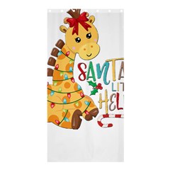 Giraffe T- Shirt Cute Giraffe T- Shirt Shower Curtain 36  X 72  (stall)  by ZUXUMI