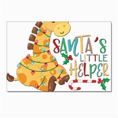 Giraffe T- Shirt Cute Giraffe T- Shirt Postcard 4 x 6  (pkg Of 10) by ZUXUMI