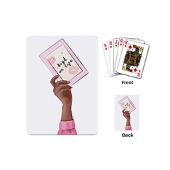 Hand 2 Playing Cards Single Design (mini) by SychEva