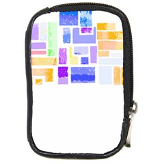Abstract T- Shirt Blockage T- Shirt Compact Camera Leather Case by EnriqueJohnson
