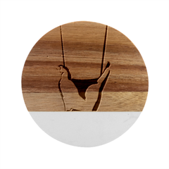 2 Marble Wood Coaster (round) by SychEva