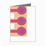 Abstract T- Shirt Model 23 T- Shirt Mini Greeting Card