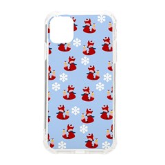 Christmas Background Pattern Iphone 11 Tpu Uv Print Case by uniart180623