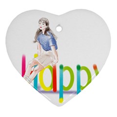 Happy Ornament (heart) by SychEva