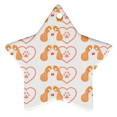 Cavalier King Charles Spaniel Dog T- Shirt Cavalier King Charles Spaniel Dog T- Shirt Ornament (star)