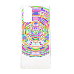 Circle T- Shirt Colourful Abstract Circle Design T- Shirt Samsung Galaxy Note 20 Tpu Uv Case by EnriqueJohnson