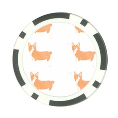 Corgi Dog T- Shirt Pembroke Welsh Corgi Dog Cute Pattern T- Shirt Poker Chip Card Guard (10 Pack) by EnriqueJohnson