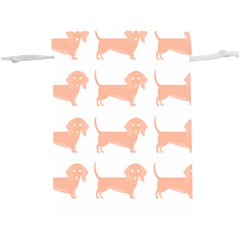 Dachshund Dog Pattern T- Shirt Brown Dachshund Dog Breed Cute Pattern T- Shirt Lightweight Drawstring Pouch (xl) by EnriqueJohnson