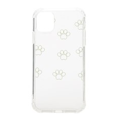 Dog Paw Print T- Shirt Paw Pattern T- Shirt Iphone 11 Tpu Uv Print Case by EnriqueJohnson