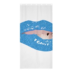 Lips -21 Shower Curtain 36  X 72  (stall)  by SychEva