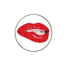 Lips -25 Hat Clip Ball Marker (10 Pack) by SychEva