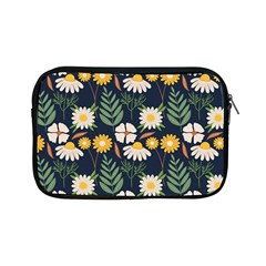 Flower Grey Pattern Floral Apple Ipad Mini Zipper Cases by Dutashop