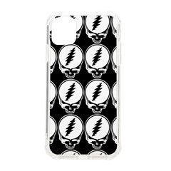 Black And White Deadhead Grateful Dead Steal Your Face Pattern Iphone 11 Tpu Uv Print Case by Sarkoni