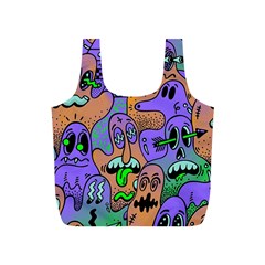 Trippy Aesthetic Halloween Full Print Recycle Bag (s)