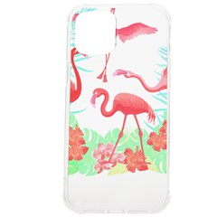 Flower Flamingo T- Shirt Floral Birds Flower Flamingo T- Shirt Iphone 12 Pro Max Tpu Uv Print Case by EnriqueJohnson