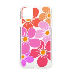 Flower Illustration T- Shirtcolorful Blooming Flower, Blooms, Floral Pattern T- Shirt Iphone 11 Tpu Uv Print Case by EnriqueJohnson