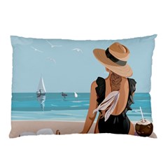 Rest By The Sea Pillow Case by SychEva