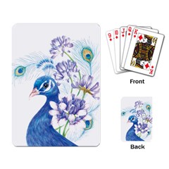 Peacock Playing Cards Single Design (rectangle)