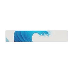 Wave Tsunami Tidal Wave Ocean Sea Water Premium Plush Fleece Scarf (mini) by uniart180623