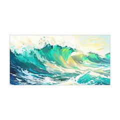 Waves Ocean Sea Tsunami Nautical Painting Yoga Headband