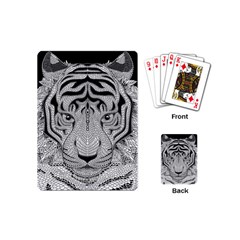 Tiger Head Playing Cards Single Design (mini) by Ket1n9
