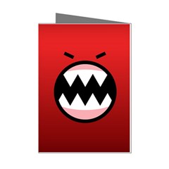Funny Angry Mini Greeting Cards (pkg Of 8) by Ket1n9