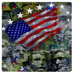 Usa United States Of America Images Independence Day Uv Print Square Tile Coaster  by Ket1n9