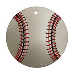 Baseball Round Ornament (two Sides) by Ket1n9