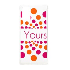 Be Yourself Pink Orange Dots Circular Samsung Galaxy Note 20 Tpu Uv Case by Ket1n9