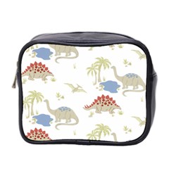 Dinosaur Art Pattern Mini Toiletries Bag (two Sides) by Ket1n9