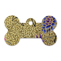 Traditional Art Batik Pattern Dog Tag Bone (two Sides) by Ket1n9