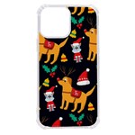 Funny Christmas Pattern Background iPhone 13 Pro Max TPU UV Print Case