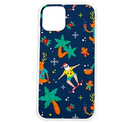 Colorful Funny Christmas Pattern Iphone 12 Pro Max Tpu Uv Print Case by Ket1n9