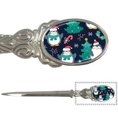 Colorful Funny Christmas Pattern Letter Opener by Ket1n9