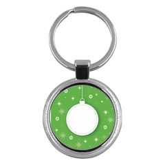 Christmas-bauble-ball Key Chain (round) by Ket1n9