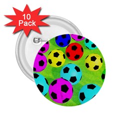 Balls Colors 2 25  Buttons (10 Pack)  by Ket1n9