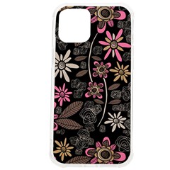 Flower Art Pattern Iphone 12 Pro Max Tpu Uv Print Case by Ket1n9