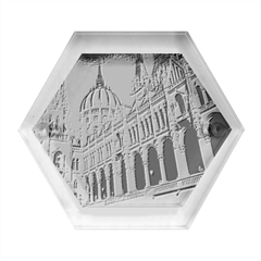 Architecture-parliament-landmark Hexagon Wood Jewelry Box by Ket1n9