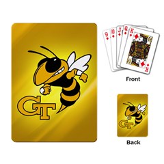 Georgia Institute Of Technology Ga Tech Playing Cards Single Design (rectangle) by Ket1n9