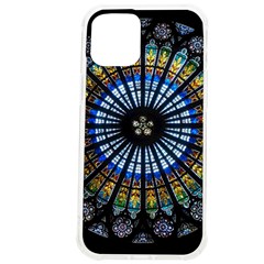 Stained Glass Rose Window In France s Strasbourg Cathedral Iphone 12 Pro Max Tpu Uv Print Case by Ket1n9
