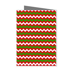 Christmas-paper-scrapbooking-pattern- Mini Greeting Cards (pkg Of 8) by Grandong