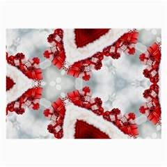 Christmas-background-tile-gifts Large Glasses Cloth (2 Sides) by Grandong