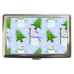 New Year Christmas Snowman Pattern, Cigarette Money Case by Grandong