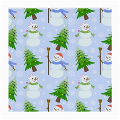 New Year Christmas Snowman Pattern, Medium Glasses Cloth by Grandong