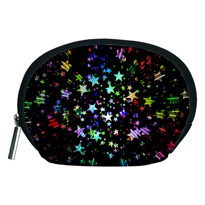 Christmas-star-gloss-lights-light Accessory Pouch (Medium)