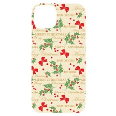 Christmas-paper-scrapbooking-- Iphone 14 Plus Black Uv Print Case by Grandong