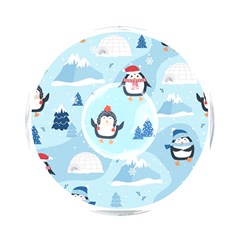 Christmas-seamless-pattern-with-penguin On-the-go Memory Card Reader by Grandong